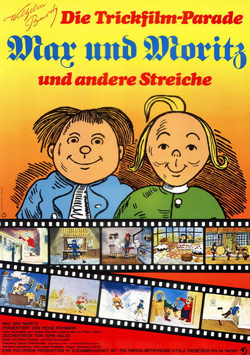 Plakat zum Film: Wilhelm Busch - Die Trickfilm-Parade: Max und Moritz und andere Streic