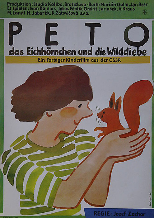 Plakat zum Film: Peto, das Eichhörnchen und die Wilddiebe