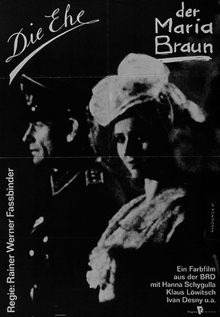 Plakat zum Film: Ehe der Maria Braun, Die