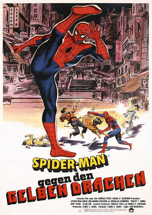 Plakat zum Film: Spider-Man gegen den gelben Drachen