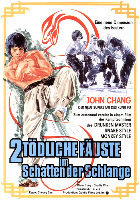 Plakat zum Film: Zwei tödliche Fäuste im Schatten der Schlange