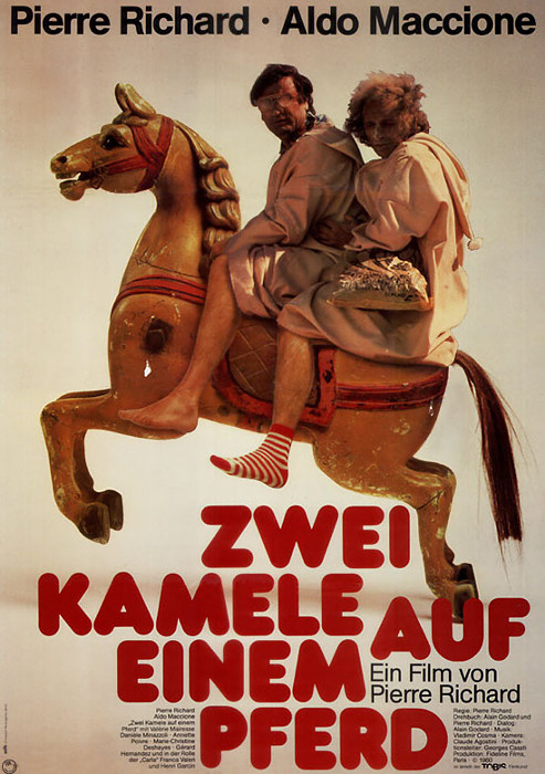 Plakat zum Film: Zwei Kamele auf einem Pferd