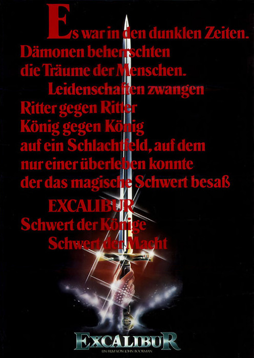 Plakat zum Film: Excalibur