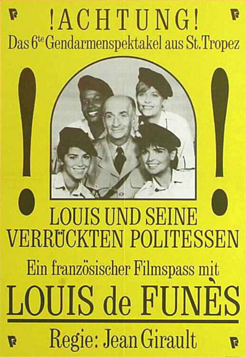 Plakat zum Film: Louis und seine verrückten Politessen