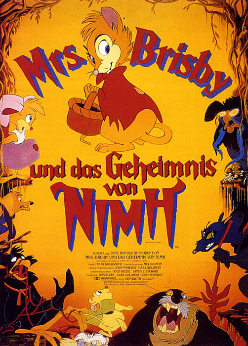 Plakat zum Film: Mrs. Brisby und das Geheimnis von NIMH