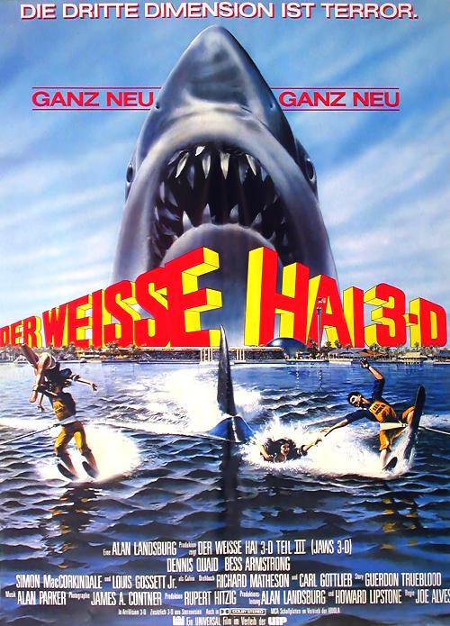 Plakat zum Film: weiße Hai 3-D, Der