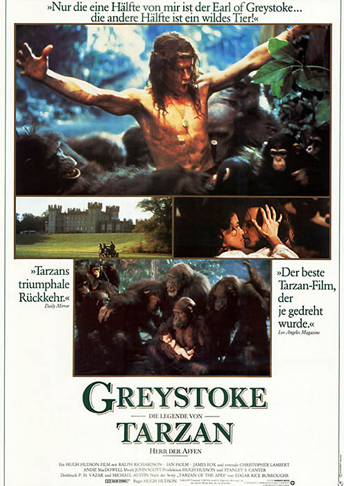 Plakat zum Film: Greystoke - Die Legende von Tarzan, Herr der Affen