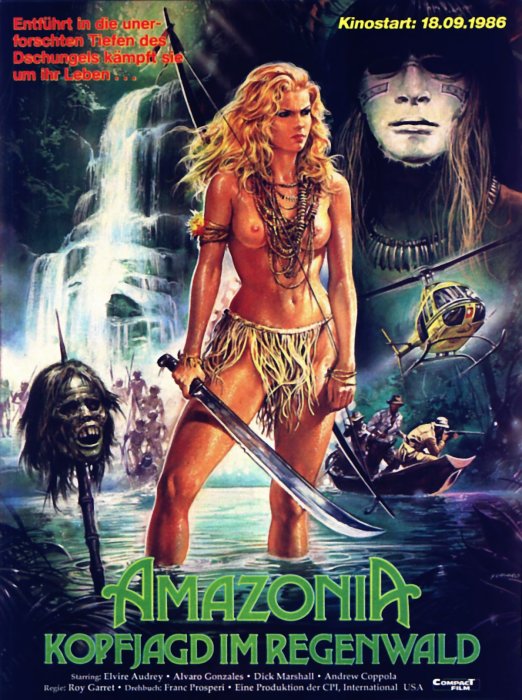 Plakat zum Film: Amazonia - Kopfjagd im Regenwald