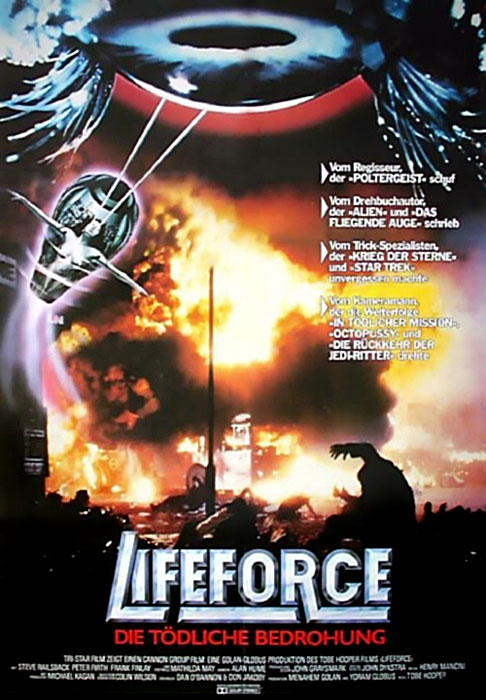 Plakat zum Film: Lifeforce - Die tödliche Bedrohung