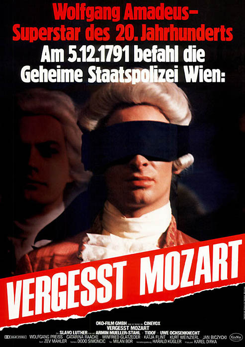 Plakat zum Film: Vergesst Mozart