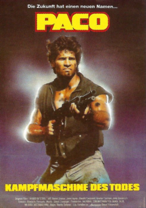 Plakat zum Film: Paco - Die Kampfmaschine des Todes