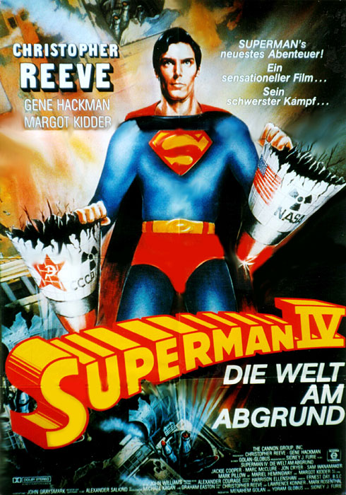Plakat zum Film: Superman IV - Die Welt am Abgrund