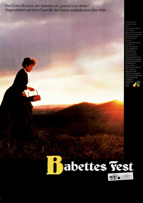 Plakat zum Film: Babettes Fest