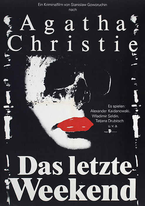 Plakat zum Film: Agatha Christie: Das letzte Weekend