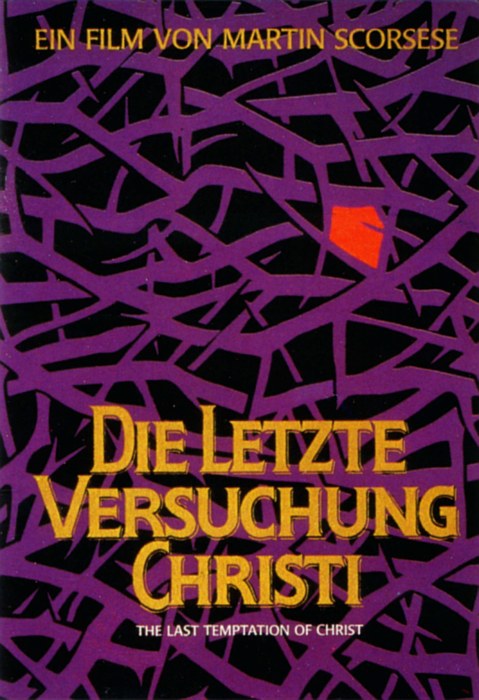 Plakat zum Film: letzte Versuchung Christi, Die