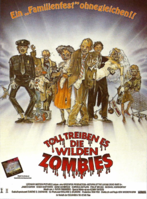 Plakat zum Film: Toll treiben es die wilden Zombies