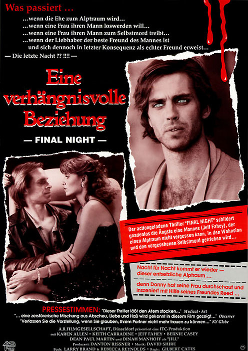 Plakat zum Film: Final Night - Eine verhängnisvolle Beziehung