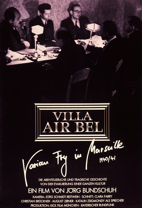 Plakat zum Film: Villa Air Bel - Varian Fry in Marseille 1940/41