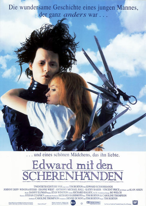 Plakat zum Film: Edward mit den Scherenhänden