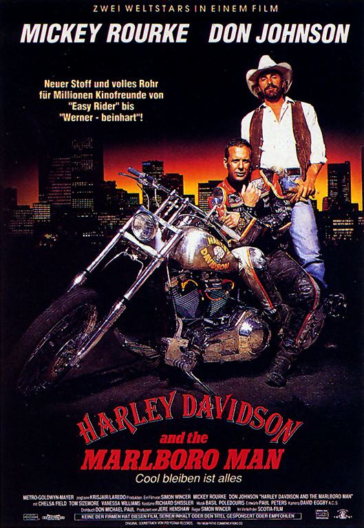 Plakat zum Film: Harley Davidson und der Marlboro-Mann