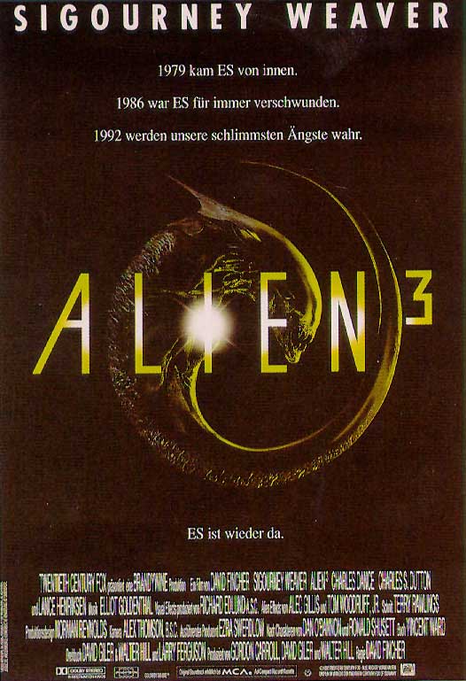 Plakat zum Film: Alien 3