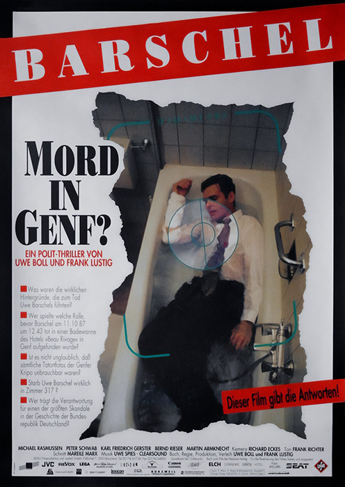 Plakat zum Film: Barschel - Mord in Genf
