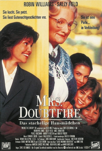 Plakat zum Film: Mrs. Doubtfire - Das stachelige Kindermädchen