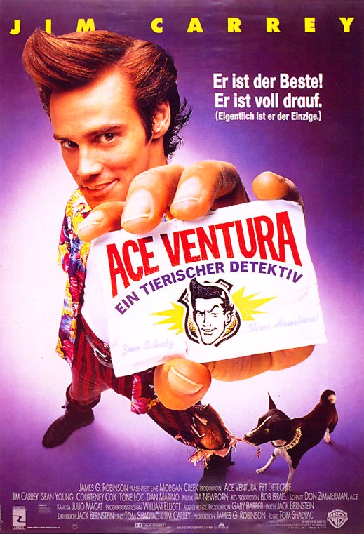 Plakat zum Film: Ace Ventura - Ein tierischer Detektiv