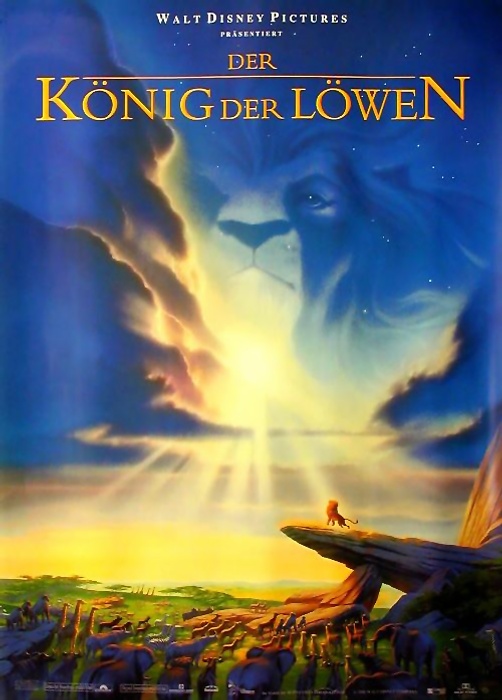 Filmplakat König der Löwen, Der (1994) Plakat 3 von 7 Filmposter