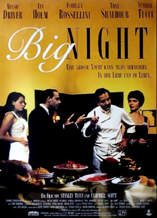Plakat zum Film: Big Night - Nacht der Genüsse