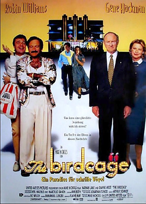 Plakat zum Film: Birdcage, The - Ein Paradies für schrille Vögel