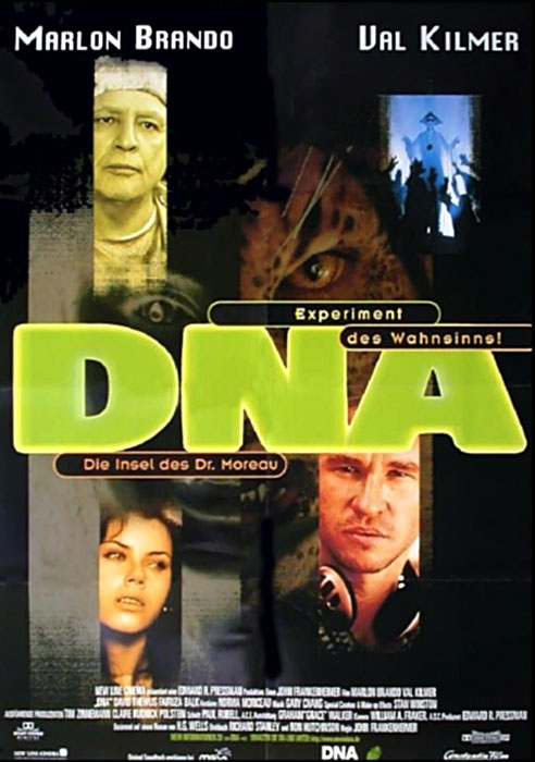 Plakat zum Film: DNA - Die Insel des Dr. Moreau