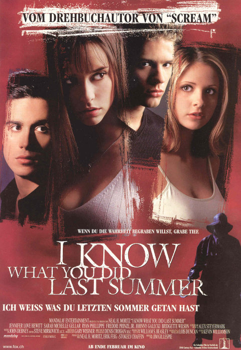 Plakat zum Film: Ich weiß, was Du letzten Sommer getan hast