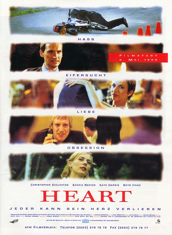 Plakat zum Film: Heart - Jeder kann sein Herz verlieren