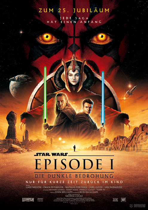 Plakat zum Film: Star Wars: Episode I - Die dunkle Bedrohung