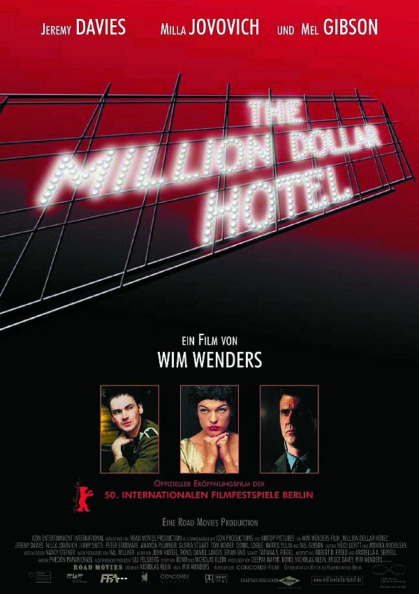 Plakat zum Film: Million Dollar Hotel, The