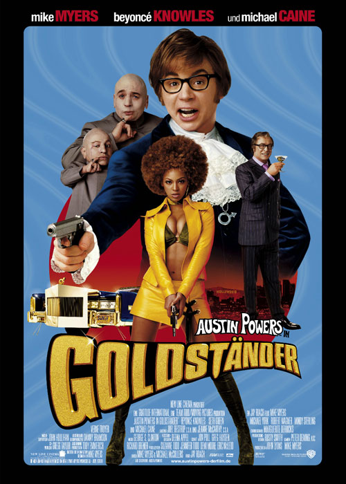 Plakat zum Film: Austin Powers in Goldständer