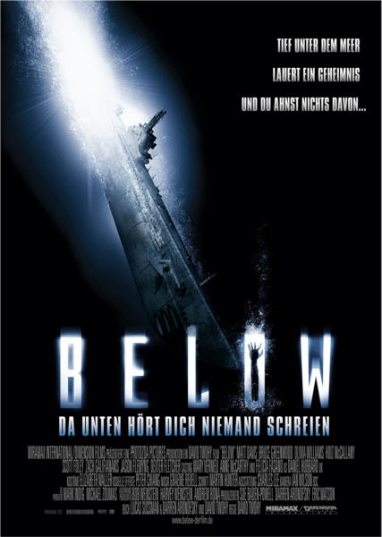 Plakat zum Film: Below - Da unten hört dich niemand schreien