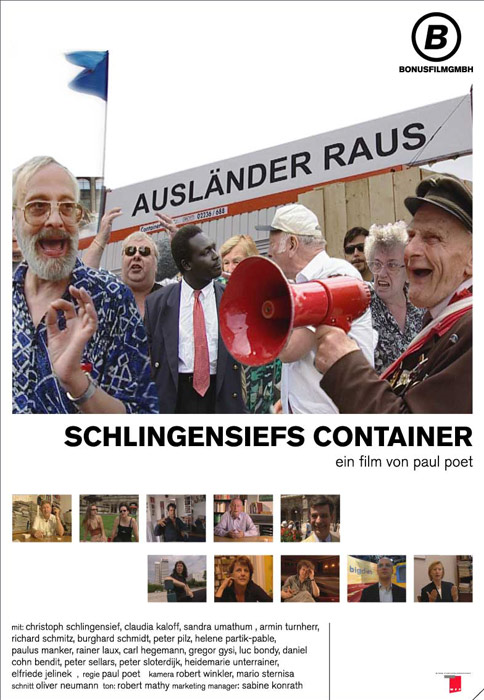 Plakat zum Film: Ausländer raus! Schlingensiefs Container