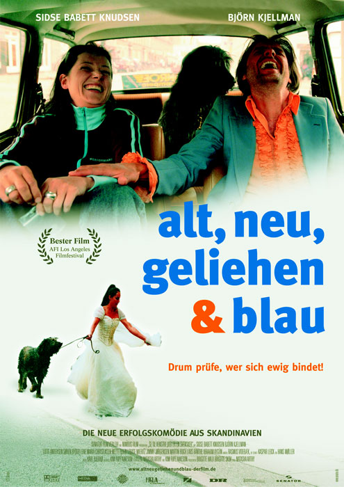 Plakat zum Film: alt, neu, geliehen & blau