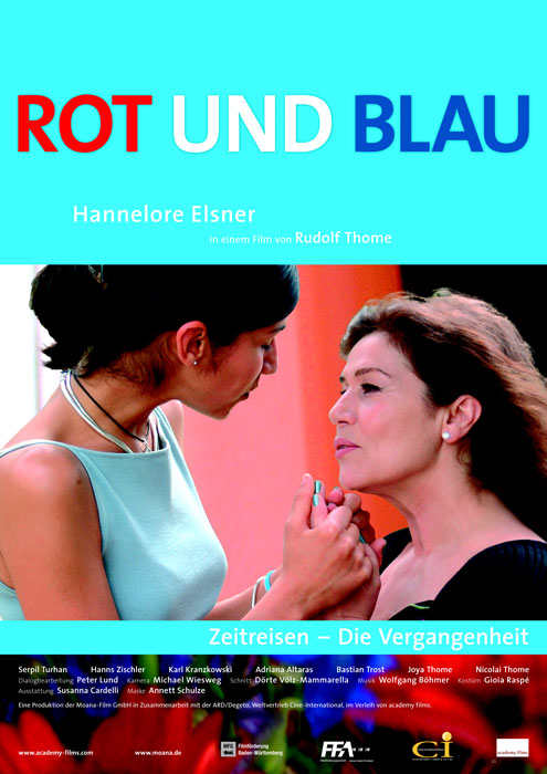 Plakat zum Film: Rot und blau