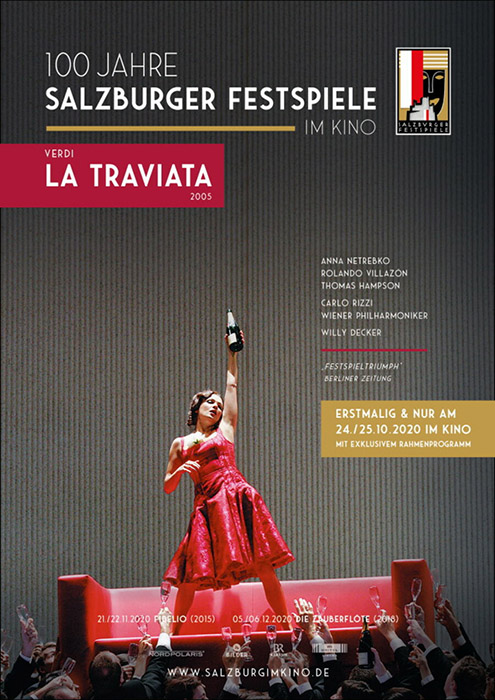 Plakat zum Film: Salzburg im Kino: Verdi - La Traviata