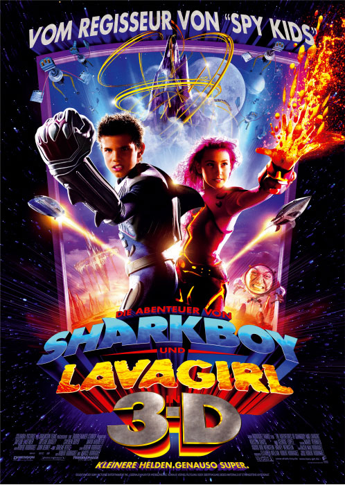 Plakat zum Film: Abenteuer von Sharkboy und Lavagirl in 3-D, Die