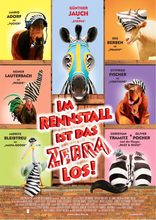 Plakat zum Film: Im Rennstall ist das Zebra los!