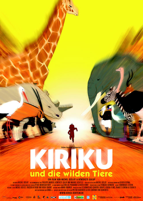 Plakat zum Film: Kiriku und die wilden Tiere