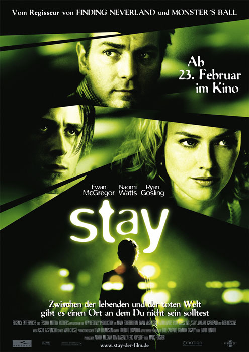 Plakat zum Film: Stay