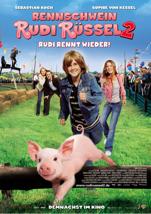Plakat zum Film: Rennschwein Rudi Rüssel 2 - Rudi rennt wieder!