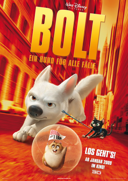 Plakat zum Film: Bolt - Ein Hund für alle Fälle