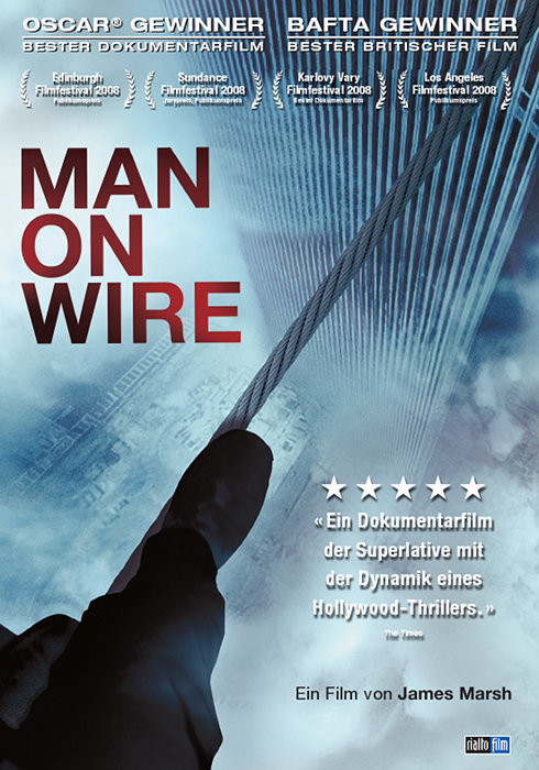 Plakat zum Film: Man on Wire - Der Drahtseilakt