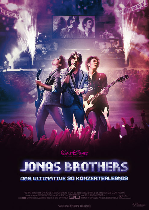 Plakat zum Film: Jonas Brothers - Das ultimative 3D Konzerterlebnis